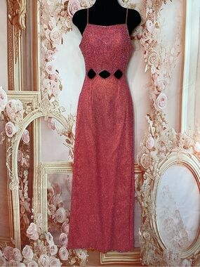 scala dresses vintage 60387 which falls elegantly in a column silhouette Vintage 2000s SCALA Silk Beaded